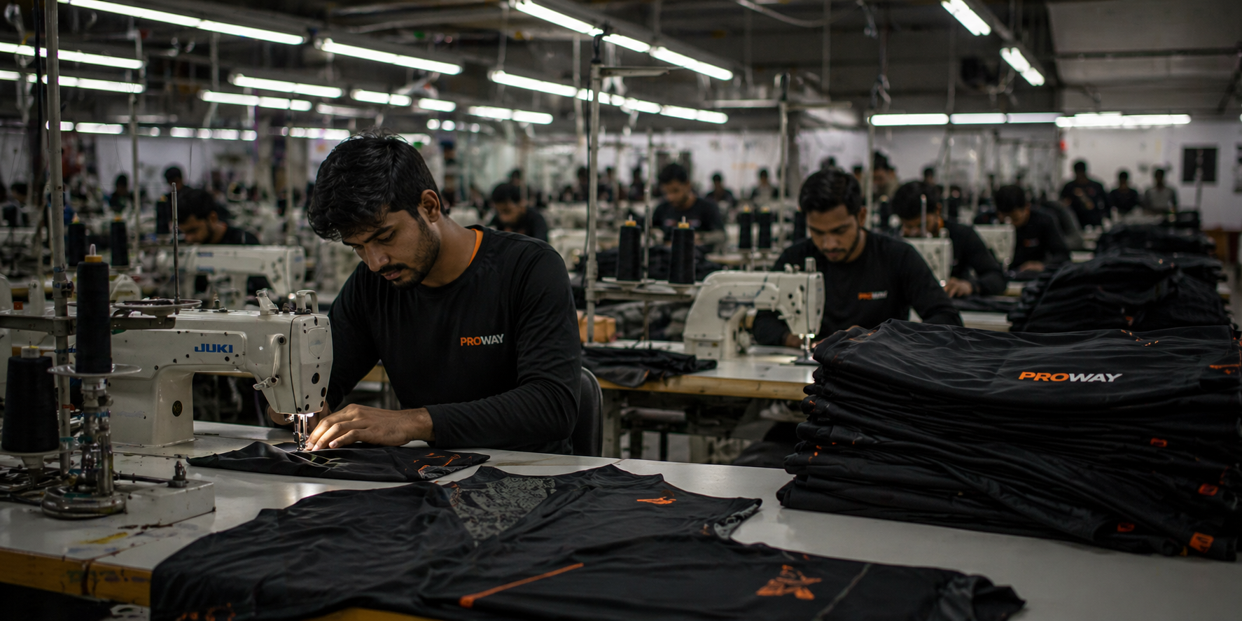 Proway Sports sportswear manufacturing facility